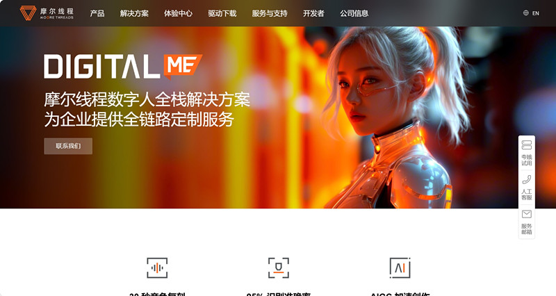 摩尔线程数字人
